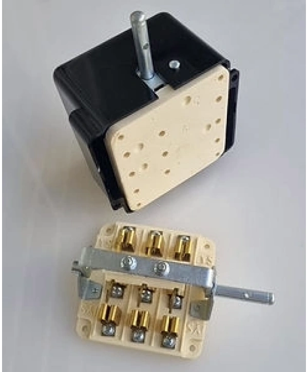 İnşaat Asansörü Şalteri ( 9 kontaklı Enversör Sağ-Sol Şalter )