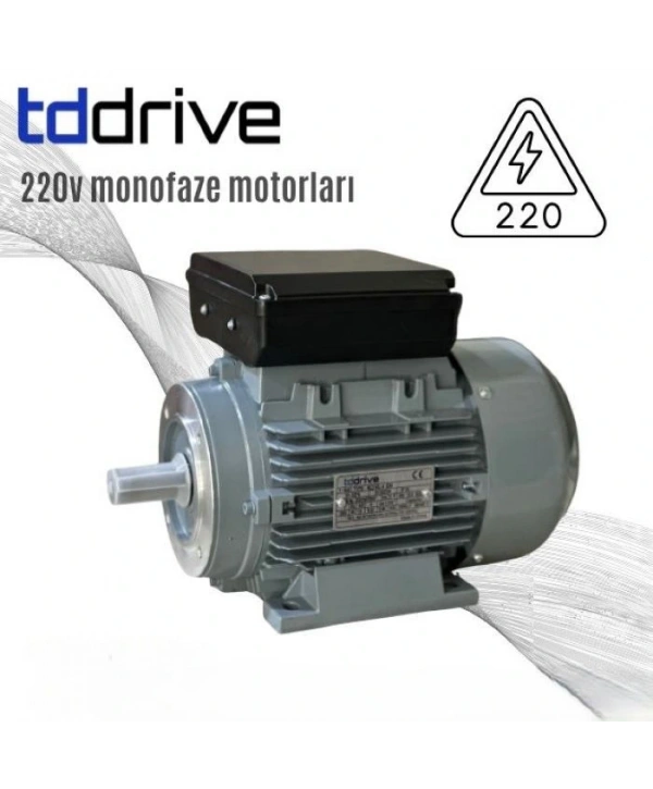 Tddrive ML2-90L 1N504P 1.5KW B34 1500d/d 220V 1Fazlı Elektrik Motoru