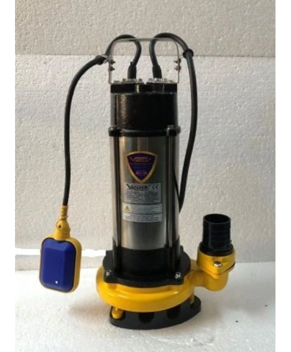 Vortex VX-200 M-T 2HP Açık Fanlı Pis Su Foseptik Dalgıç Pompası