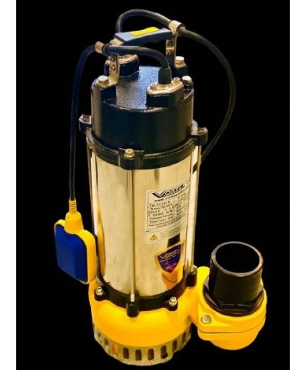 Vortex VX 300M-T 3HP 3 Çıkışlı Açık Fanlı Pis Su Foseptik Dalgıç Pompası