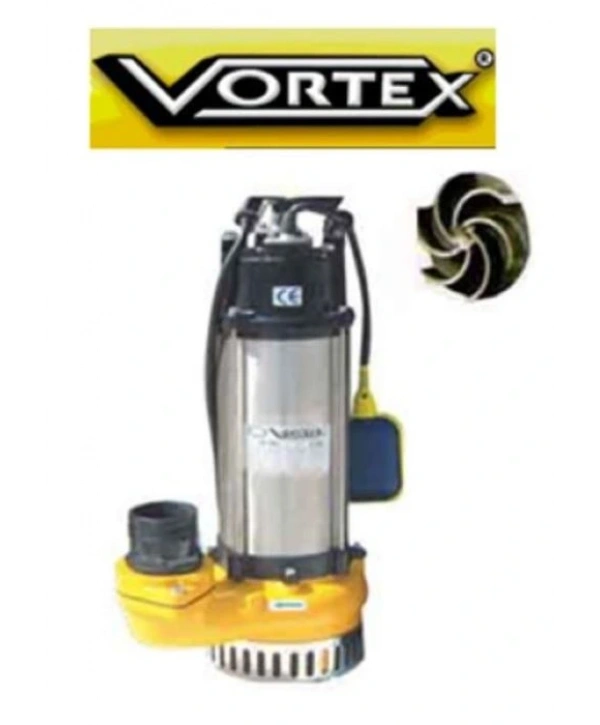 Vortex VX 300M-T 3HP 3 Çıkışlı Açık Fanlı Pis Su Foseptik Dalgıç Pompası