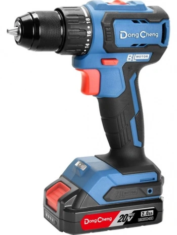 Dong Cheng DCJZ 2040-13 20V 2Ah Kömürsüz Darbesiz Şarjlı Matkap