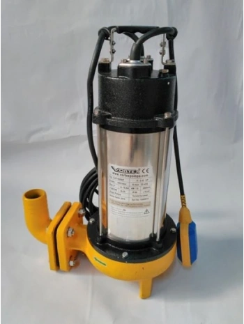 Vortex Cut 1800Af M-T 2.5HP Öğütücülü Paslanmaz Çelik Bıçaklı Pis Su Dalgıç Pompası