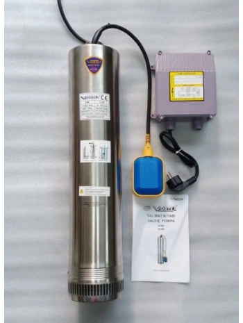 Vortex SCM 6 1.5HP Çelik Gövdeli Keson Kuyu Dalgıç Pompası