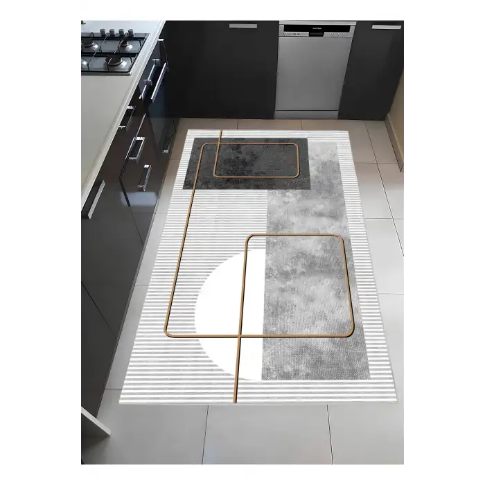 Blghome Geometrik Desen Tasarım Dekoratif Halı