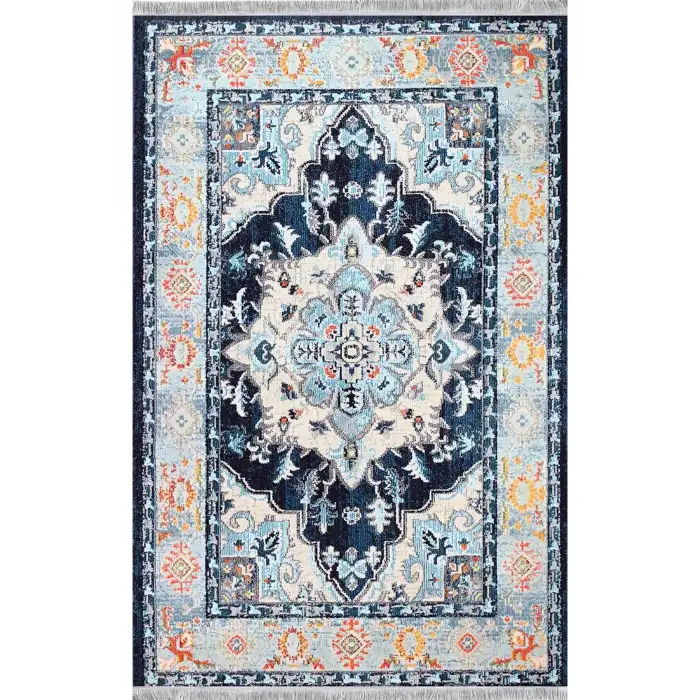 Vintage Desen Modern Halı Dekoratif Kilim