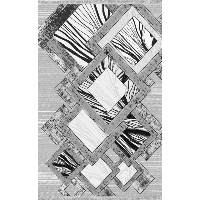 Geometrik Desen Modern Halı Dekoratif Kilim