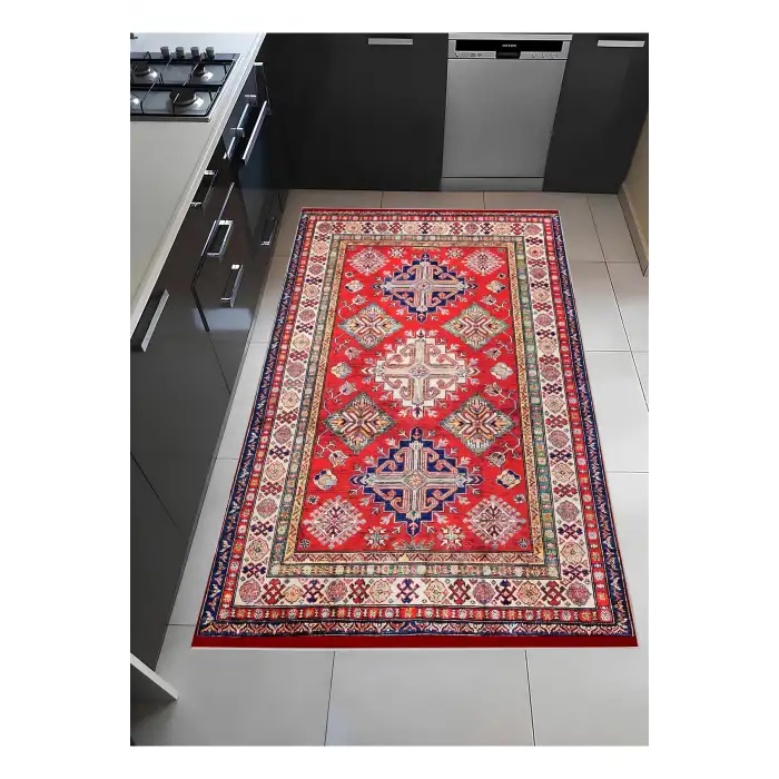 Geleneksel Motifli Desen Modern Halı Dekoratif Kilim