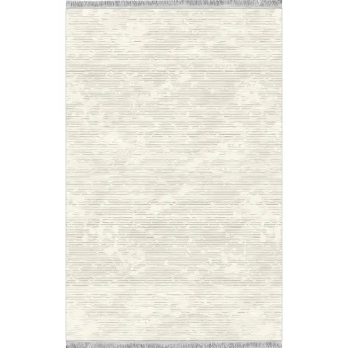 Modern Halı Dekoratif Kilim Krem Renk