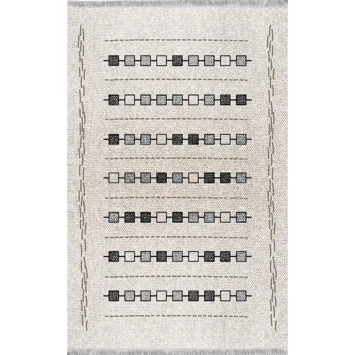 Küçük Kutular Modern Halı Dekoratif Kilim