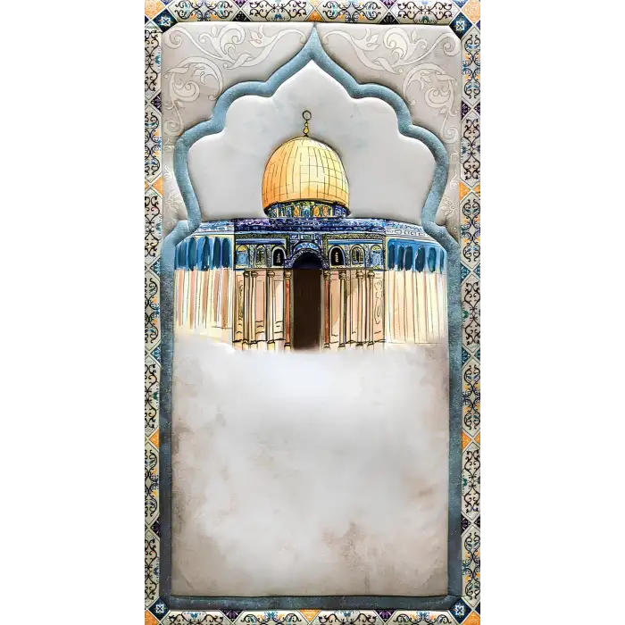 BLG Home Bambu Namaz Seccadesi 80x130 cm - Kaliteli Yumuşak Kaymaz Tabanlı