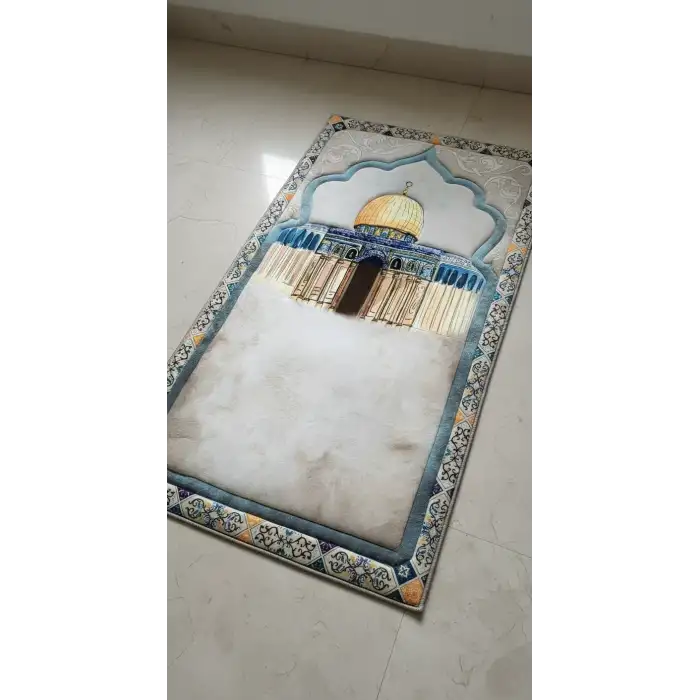 BLG Home Bambu Namaz Seccadesi 80x130 cm - Kaliteli Yumuşak Kaymaz Tabanlı