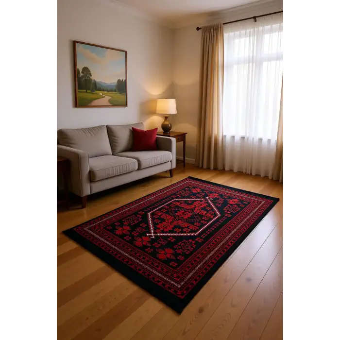 Blghome Vintage Modern Halı Dekoratif Kilim