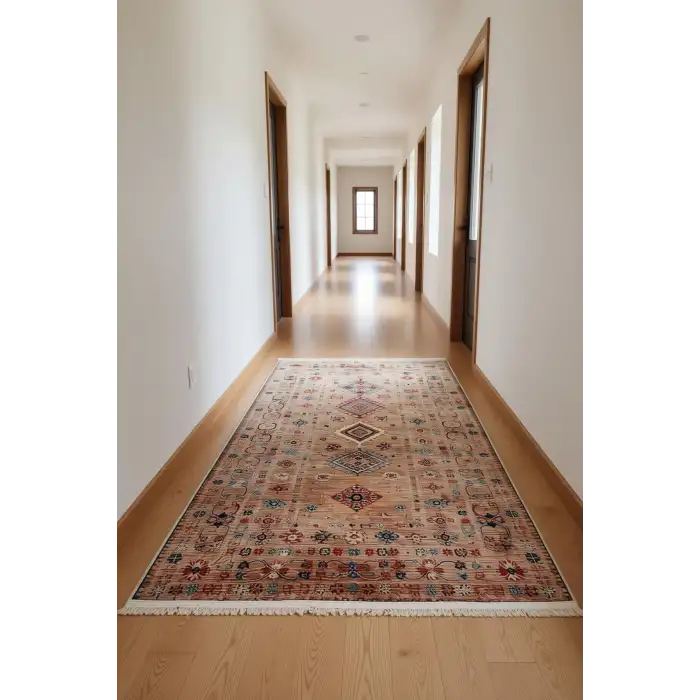 Blghome Etnik Desen Modern Halı Dekoratif Kilim