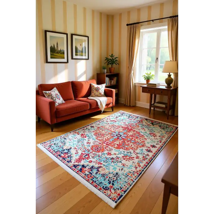 Blghome Vintage Modern Halı Dekoratif Kilim