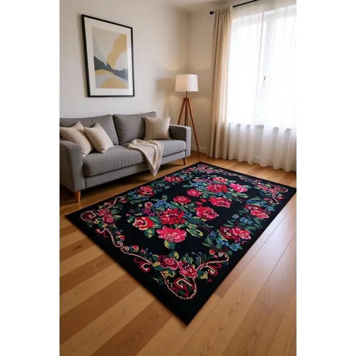 Blghome Karabağ Desen Modern Halı Dekoratif Kilim