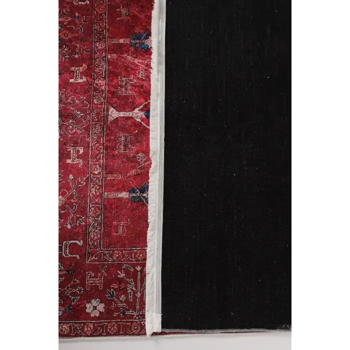 Blghome Renkli Vintage Desen Modern Halı Dekoratif Kilim