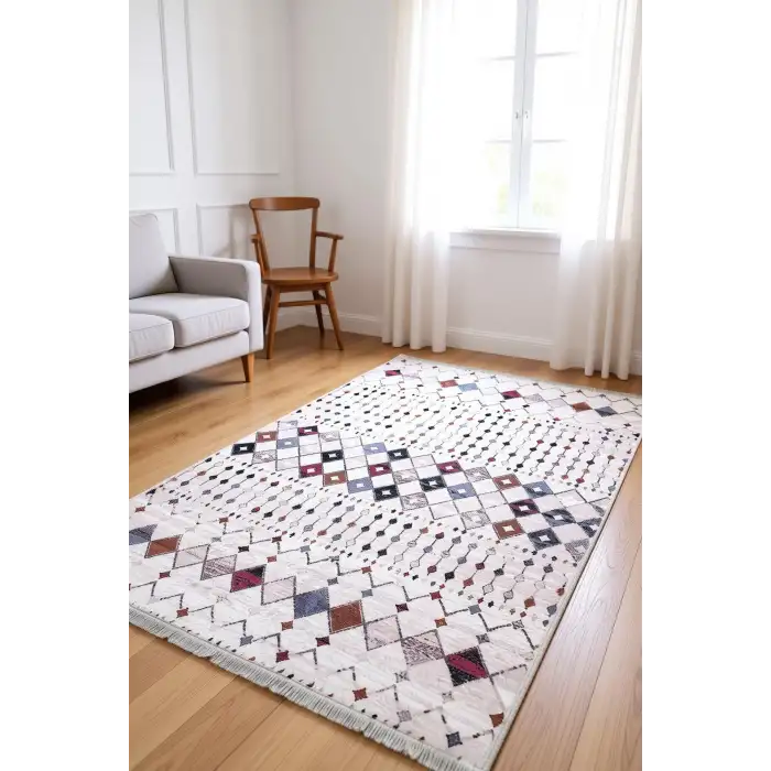 Etnik Desen Modern Halı Dekoratif Kilim