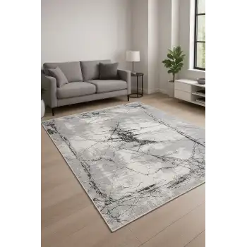 Blghome Mermer Desen Modern Halı Dekoratif Kilim