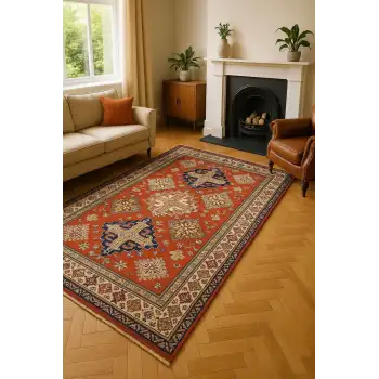 Geleneksel Motifli Desen Modern Halı Dekoratif Kilim