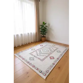 Blghome Etnik Desen Modern Halı Dekoratif Kilim