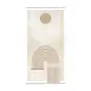 Blghome Bohem Tarz Geometrik Desen Dekoratif Halı