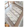 İskandinav Motifli Renkli Baklava Desen Tasarım Modern Halı Dekoratif Kilim