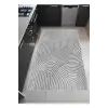 Gri Zemin Bohem Tarz Modern Halı Dekoratif Kilim