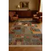 Renkli Patcwork Desen Modern Halı Dekoratif Kilim