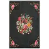Çiçek Motifli Modern Halı Dekoratif Kilim