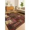 Patcwork Desen Renkli Modern Halı Dekoratif Kilim