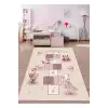 Sevimli Tavşanlar Sek Sek Çocuk Odası Oyun HalıSI