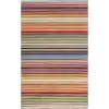 Renkli Çizgiler Modern Halı Dekoratif Kilim