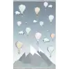 Uçan Balonlar Çocuk Odası Halısı