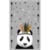 Sevimli Panda Çocuk Odası Halısı