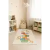 Sevimli Dostlar Seksek Çocuk Odası Halısı