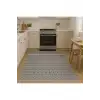 Gri Renk Etnik Desen Modern Halı Dekoratif Kilim