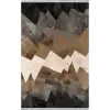 Deri Görünümlü Tasarım Modern Halı Dekoratif Kilim