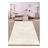 Modern Halı Dekoratif Kilim Krem Renk