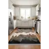 Deri Görünümlü Tasarım Modern Halı Dekoratif Kilim