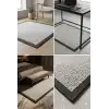 Bordürlü Sisal Halı 6001 Kemik-Antrasit | Yıkanabilir | BLG Home