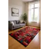 Blghome Patchwork Desenli Modern Halı Dekoratif Kilim
