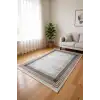 Blghome Renkli Çerçeveli Modern Halı Dekoratif Kilim