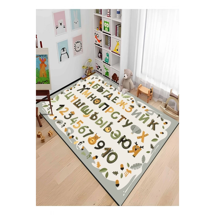 Blghome Alfabe Eğitici Çocuk Odası Halısı