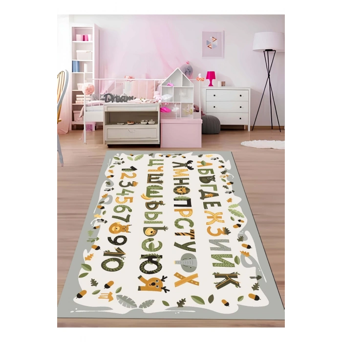 Blghome Alfabe Eğitici Çocuk Odası Halısı