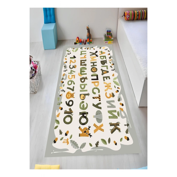 Blghome Alfabe Eğitici Çocuk Odası Halısı
