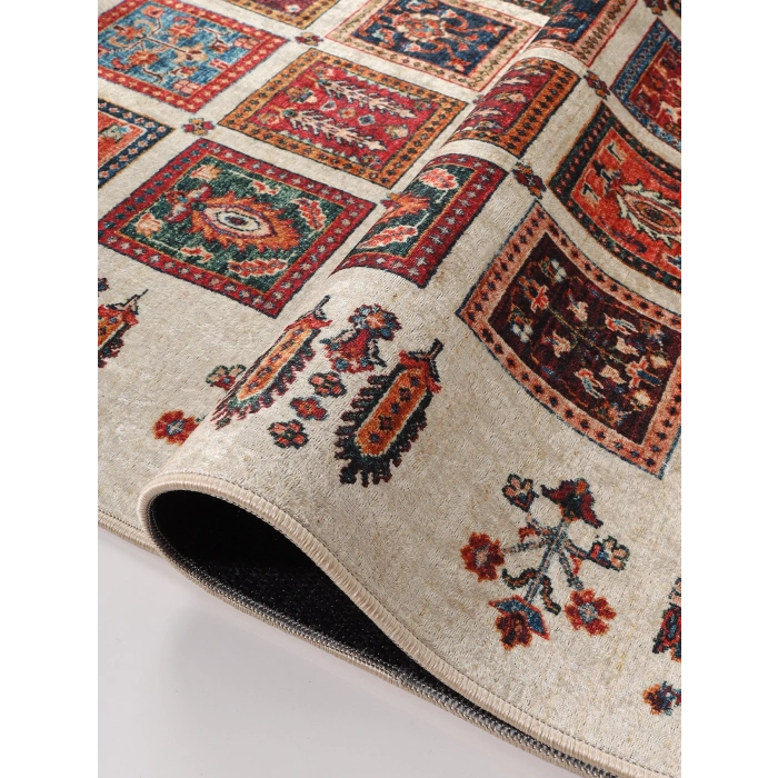 Blghome Dokuma Tabanlı Dijital Baskı Halı BLG3800