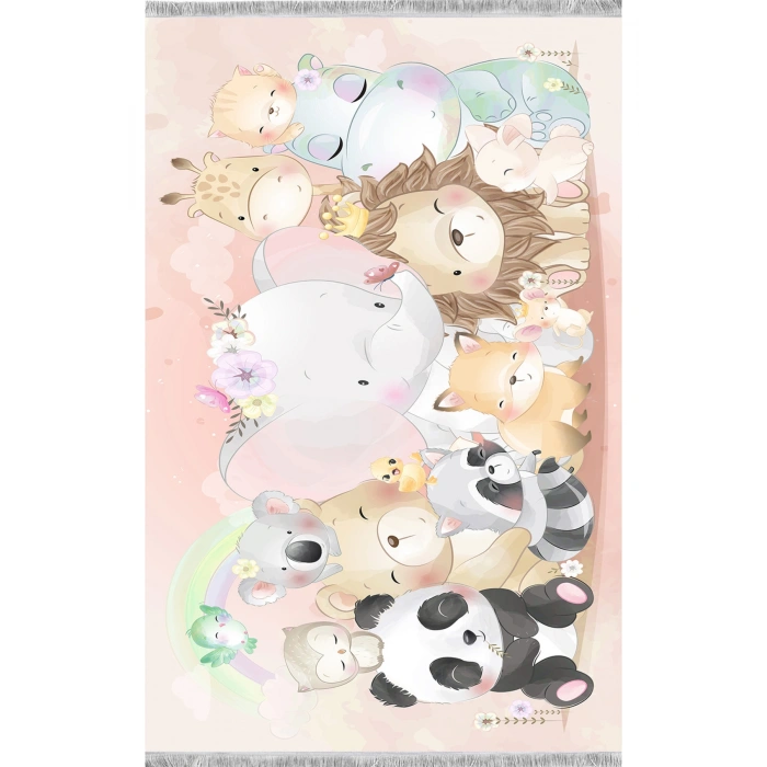 Blghome Sevimli Dostlar Çocuk Odası Halısı