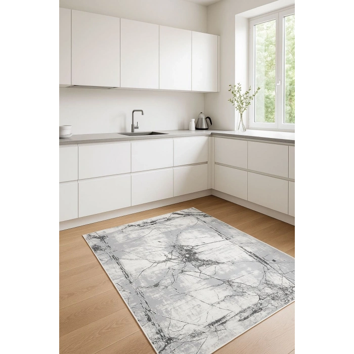 Blghome Mermer Desen Modern Halı Dekoratif Kilim