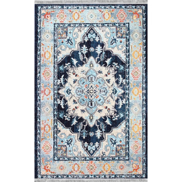Vintage Desen Modern Halı Dekoratif Kilim